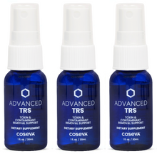 Load image into Gallery viewer, Coseva Advanced TRS - 3 Glass Bottles - Natural Health & Beauty