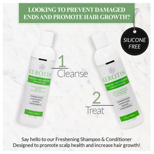 Load image into Gallery viewer, Kerotin Freshening Shampoo to prevent damaged ends and promote hair growth