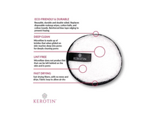 Load image into Gallery viewer, Kerotin Make Up Remover Premium Microfiber Pads x 3 - NH & Beauty