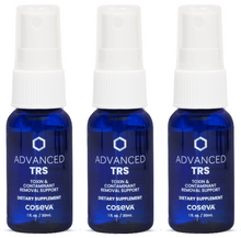 Load image into Gallery viewer, Coseva Advanced TRS - 3 Glass Bottles - Natural Health &amp; Beauty
