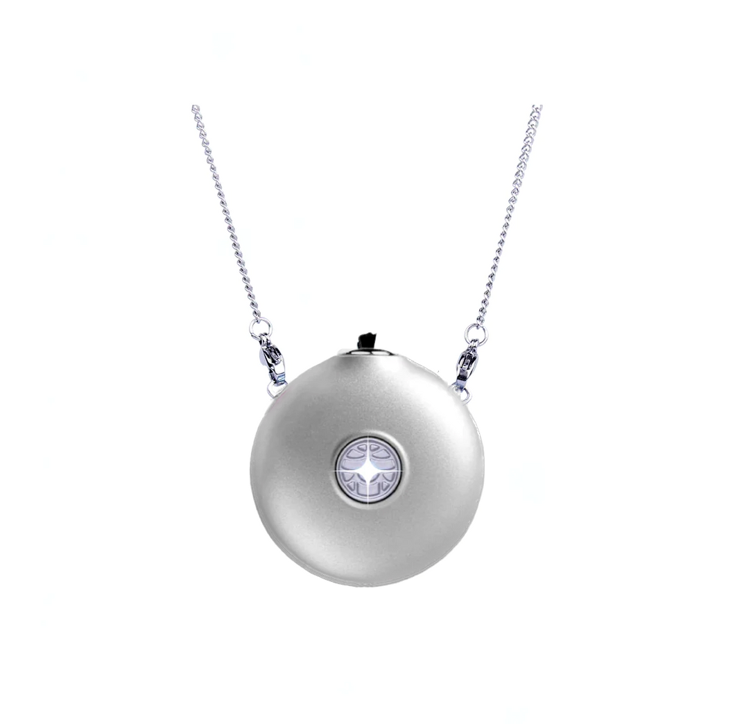Prife IONShield Grey Silver Protector Pendant Necklace Ioniser