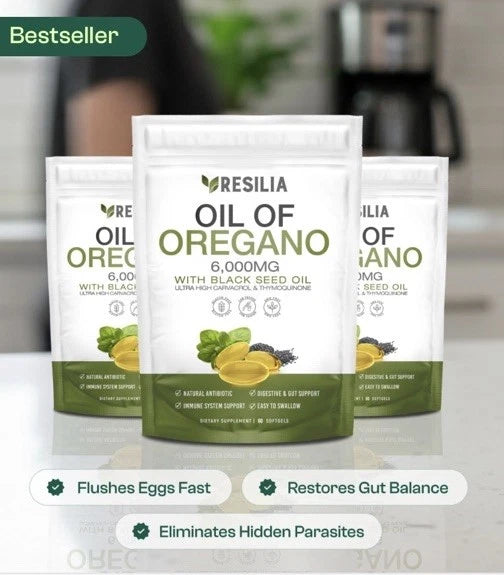 Resilia Oil of Oregano with Black Seed Oil 60 softgels