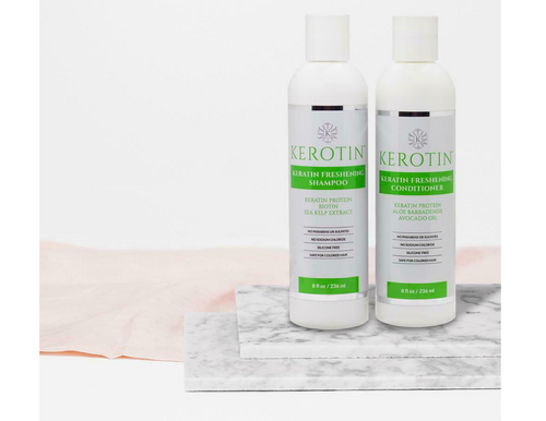Kerotin Keratin Freshening Shampoo + Conditioner 236ml - NH & Beauty