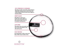 Load image into Gallery viewer, Kerotin Make Up Remover Premium Microfiber Pads x 3 - NH &amp; Beauty
